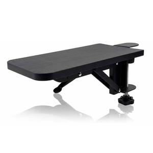 lot 14296 image: Arm Rest for Desk Elbow Support Black 9.57 x 4.8 Inch,Foldable Computer Desk Armrest Extender Tray,Ergonomic Relieve Stress,Eliminate Pain,Reduce Office Occupational Chronic