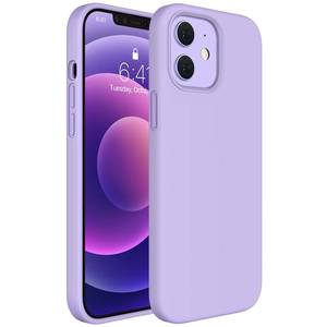 lot 14304 image: Miracase Silicone for iPhone 12 Case and iPhone 12 Pro Case, Violet