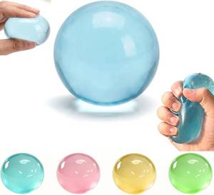 lot 14320 image: Coconut Oil Squishy - 2026 New Coconut Oil Stress Ball, Slow Rising Squishy, 100% Odorless, Non-Sticky, Easy to Clean, Improving Focus, Or Easing Tension During Study, Work, Or Relaxation (Blue)