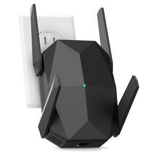 lot 14395 image: WiFi Extender, 2026 20X Fastest WiFi 6 Booster AX3000 (5.82.4GHz) 18,999 sq.ft Long Range and 150 Devices, WiFi Extender Signal Booster with Ethernet Port(Black)