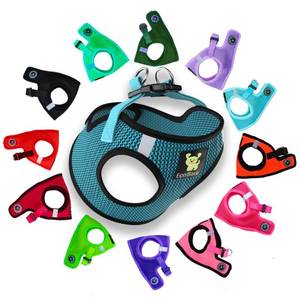 lot 14409 image: EcoBark Step in Dog Harness, Reflective Pet Vest, Royal Blue, XXS