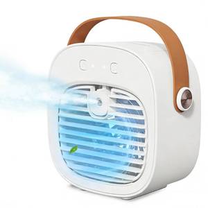 lot 19311 image: 6000mAh Rechargeable Mini Air Conditioner, Portable AC for Car