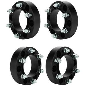 lot 19347 image: ILONPA 6x5.5 1.5 inch Forged Wheel Spacers with 106mm Hub Bore Fits Toyota Tacoma 4Runner Tundra Fortuner Ventury, GX460 470 400 J120 J150, 4pcs 6x139.7mm Wheel Adapters with 12x1.5 Studs 6 Lugs