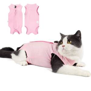 lot 20036 image: Cat Recovery Suit Cat Onesie for Cats After Surgery for Abdominal Wounds Small  (Used)
