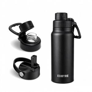 lot 20063 image: Edmyre 20 oz Insulated Water Bottle Stainless Steel Vacuum Flask