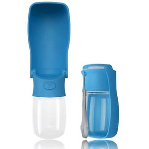 lot 20071 image: Portable Dog Small Animals Water Bottle for Walking 19 OZ or 12 OZ Pet Water Bottles for Puppy Medium Large Dogs Little Animals Water Dispenser Dog Small Animals Water Bowl(Used)