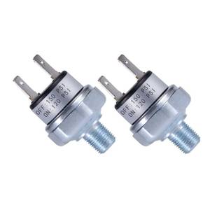lot 20117 image: Air Pressure Switch 120 -150 PSI 18-27 NPT DC 24V 12V Air Compressor Pressure Switch 120PSI 150PSI AC 120V