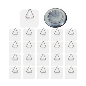 lot 20122 image: DIDUDIDU Wall Plate Hangers for Display - Invisible Adhesive Picture Hangers for Wall - Ideal for Hanging Decorative Plates  Photo Frames  Paintings - 2.4 Inch