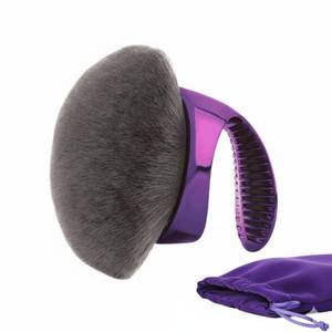 lot 20123 image: WendMart Body Makeup Brush �� Extra Large Kabuki Applicator for Self Tanner, Bronzer & Foundation �� Flawless, Streak-Free Airbrushed Finish �� Vegan, Charcoal-Infused Bristles