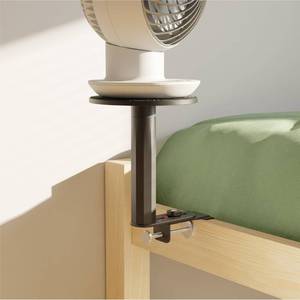 lot 20126 image: FanShelfie Adjustable Fan Holder for Dorm Room - Black