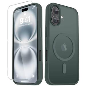lot 20138 image: YENAPOON for iPhone 17 Case, Matte Magnetic Phone Cover, Gray