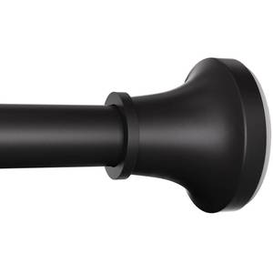 lot 20142 image: STARLATTA Adjustable Shower Curtain Rod 31-104 Inch, Never Rust Stainless Steel Black Tension Rod, 1 Heavy Duty No-Drill for Bathroom, Kitchen & Closet