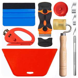 lot 20163 image: Art3d Wallpaper Smoothing Tool Kits, Multi-Function Smoothing Tool Set for Peel and Stick Contact Paper Vinyl Window Film Car Wrap (A17995)