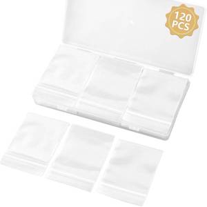 lot 20176 image: WEGOUP 120 PCS Small Plastic Bags for Jewelry, 2 x 2.76 2.4 Mil Thick
