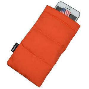 lot 20191 image: SAFACUS Thermal Phone Case Prevent OVERHEATING in The Sun, Cellphone Pouch for Camping Prevents Freezing, Extends Battery Life, Outdoor Warm Cover Bags for iPhone,Samsung Galaxy Orange
