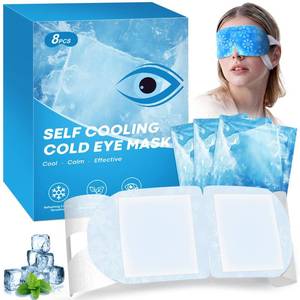lot 20222 image: Gel Self Cooling Eye Mask, Instantly Cooling Eye Masks, 7 Pcs Travel Size