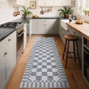 lot 20237 image: GarveeHome 2x6 Kitchen Runner Rug Non Slip Washable Runner Rug for Hallway