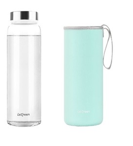 lot 2113 image: Glass water bottle