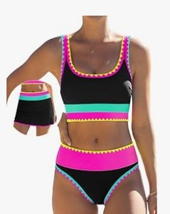 lot 12274 image: Popvil Women��s Three Piece Swim Suit