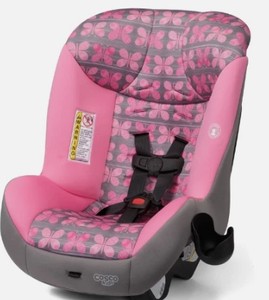 lot 13793 image: Cosco Kids Scenera Extend Infant & Toddler Car Seat, Convertible Car Seat, Pink Butterfly