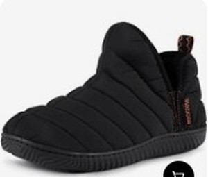 lot 19343 image: RockDove Womens Alpine Puffer Bootie BLACK Size 10
