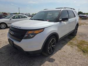 lot 24273 image: 2013 Ford Explorer Sport 4WD - White