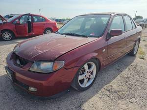 lot 24275 image: 2002 Mazda Protege Sedan - Red