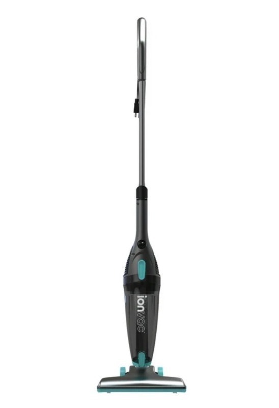 lot 21 image: Ionvac ZipVac Corded Stick Vacuum, Multi-Surface 3-in-1 UprightHandheld Vacuum Cleaner, Model #8842