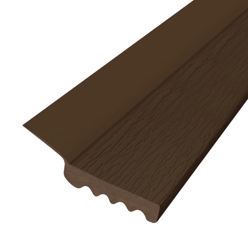 lot 107 image: Frost King 9-Feet Dual Vinyl Garage Door Seal for Top or Sides (Brown)