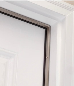 lot 64 image: M-D Building Products 49002 Satin Nickel Aluminum and Vinyl Screw-on Top and Sides Door Seal Kit