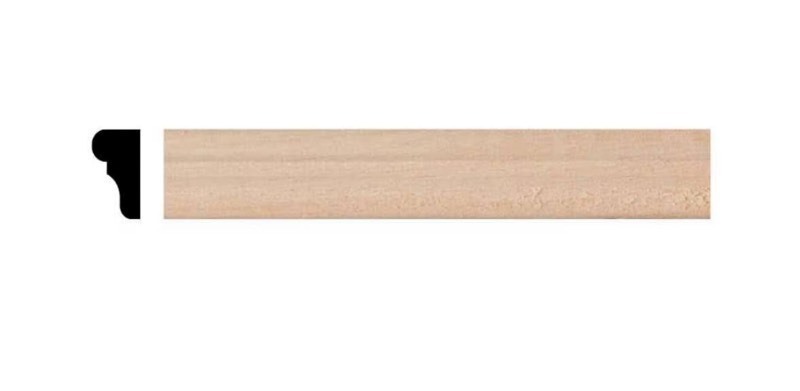 lot 129 image: New (10pc) Alexandria Moulding 14-inch x 716-inch x 4 ft. Unfinished Paintable Stainable Basswood