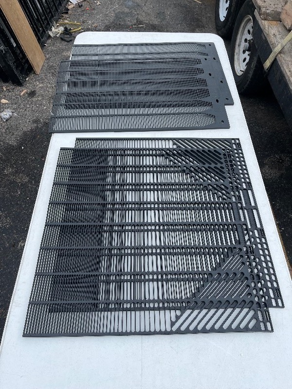 lot 258 image: Truck Mud Flaps - Light Weight Design - Protects against debris but allows Wind - Black