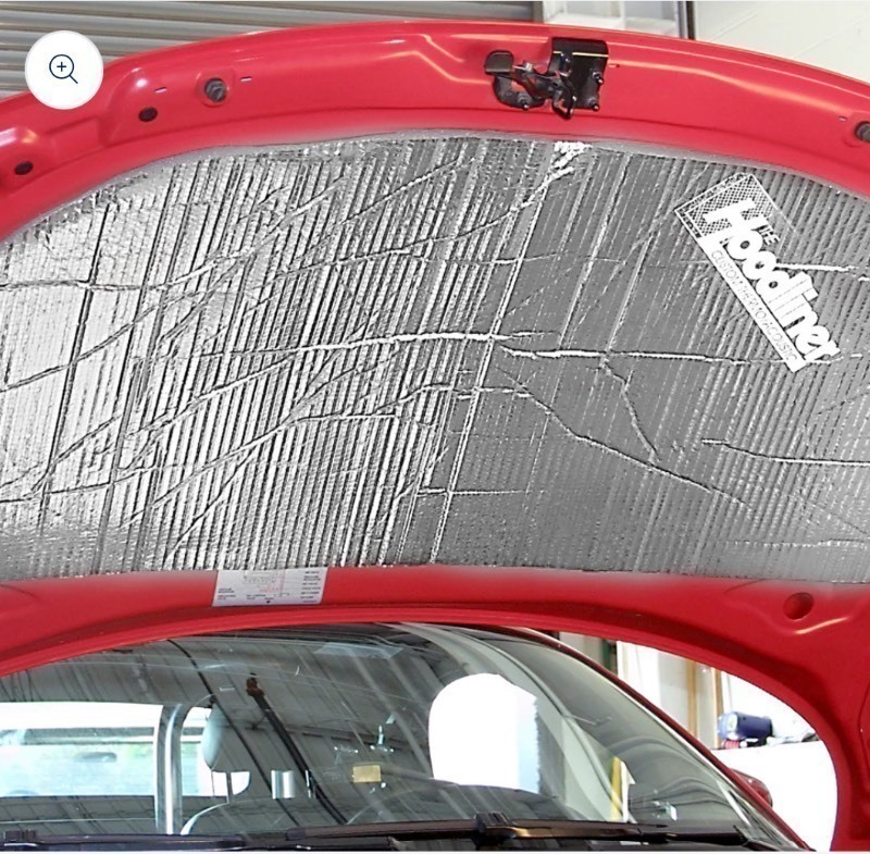 lot 165 image: The Hoodliner Absorbs Engine Noise & Heat 12sqft