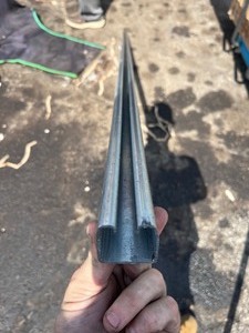 lot 125 image: 8 Heavy Duty Steel Barn Door Track