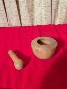 lot 348 image: Mortar and Pestle Set 2-Piece