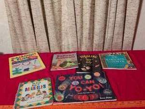 lot 355 image: 5-Book Lot Childrens Craft and Activity Books Balloon Fun, Balloon Animals, Juggling, Bookmaking, Marbles
