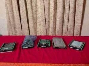 lot 357 image: Lot of 5 CompactPCI Circuit Board Modules Mixed Models