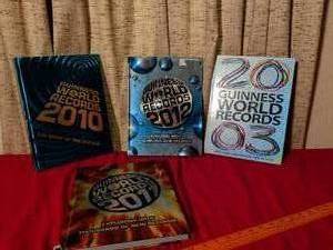 lot 360 image: Guinness World Records Books 2010 2012 2003 2011 Four Editions Lot