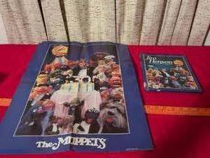 lot 363 image: The Muppets 50th Anniversary Poster and Jim Henson From Puppets to Muppets Book