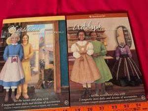 lot 364 image: American Girl Magnetic Mini World Addy and Kirsten 2-Pack Set