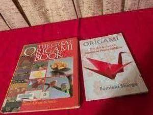 lot 380 image: 2 Origami Books The Great Origami Book by Z�lal Ayt�re-Scheele and Origami The Art & Fun of Japanese Paper Folding by Fumiaki Shingu