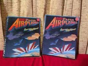 lot 386 image: Klutz Book of Paper Airplanes 2-Book Lot