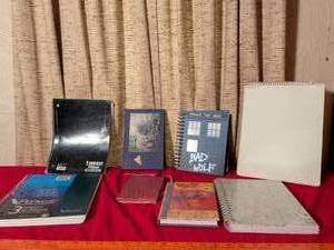 lot 399 image: Lot of 8 Spiral Notebooks and Notepads Penway Police Box