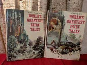 lot 405 image: A Treasury of the Worlds Greatest Fairy Tales 2-Book Set