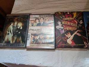 lot 418 image: DVD Movie Lot 6 Films Chicago Prairie Companion Moulin Rouge Caveman Walking with Prehistoric Beasts