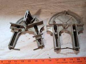 lot 462 image: 2 C-Clamps with Screw Clamp Mechanism