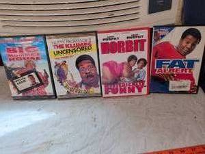 lot 464 image: 4 DVD Movies Big Mommas House, Nutty Professor II, Morbbit, Fat Albert