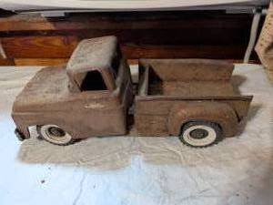 lot 503 image: Toy Truck with Open Bed Cab-Over Design