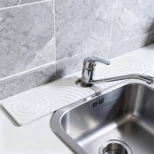 lot 8072 image: Hopegiver Stone Faucet Mat for Kitchen Sink   Fast Drying Diatomite Tray