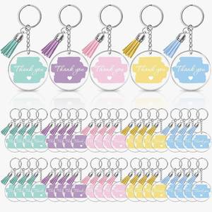 lot 8085 image: Appreciation Gifts Inspirational Double-Sided Acrylic Keychain for Women